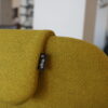 HAL - lounge chair - Vitra. Geel gestoffeerd met donker houten poten. Afmeting: B58 x D62 x H104,5 cm. Zonder levertijd bij Hartman Binnenhuisadviseurs.
